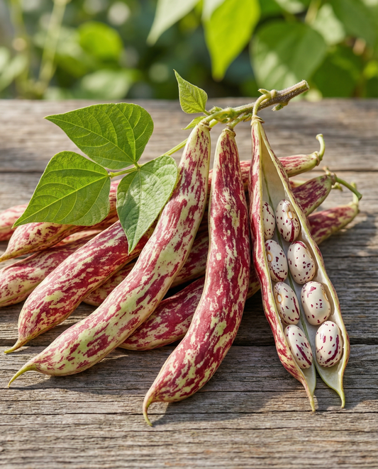 Dvärgbönor Borlotto Lingua Di Fuoco (Phaseolus vulgaris) – ettåriga grönsaksfrön från SeedsChoice