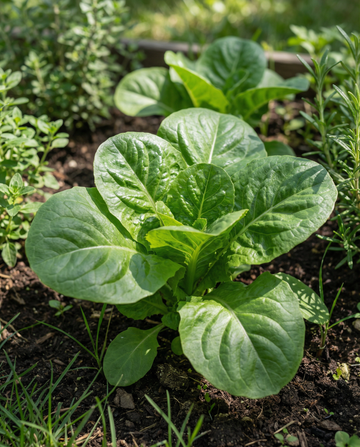Basilika A Foglie Di Lattuga (Ocimum basilicum) – ettårig örtfrö från SeedsChoice