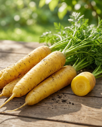 Morot Jaune Du Doubs Late (Daucus carota) – grönsaksfrön från SeedsChoice
