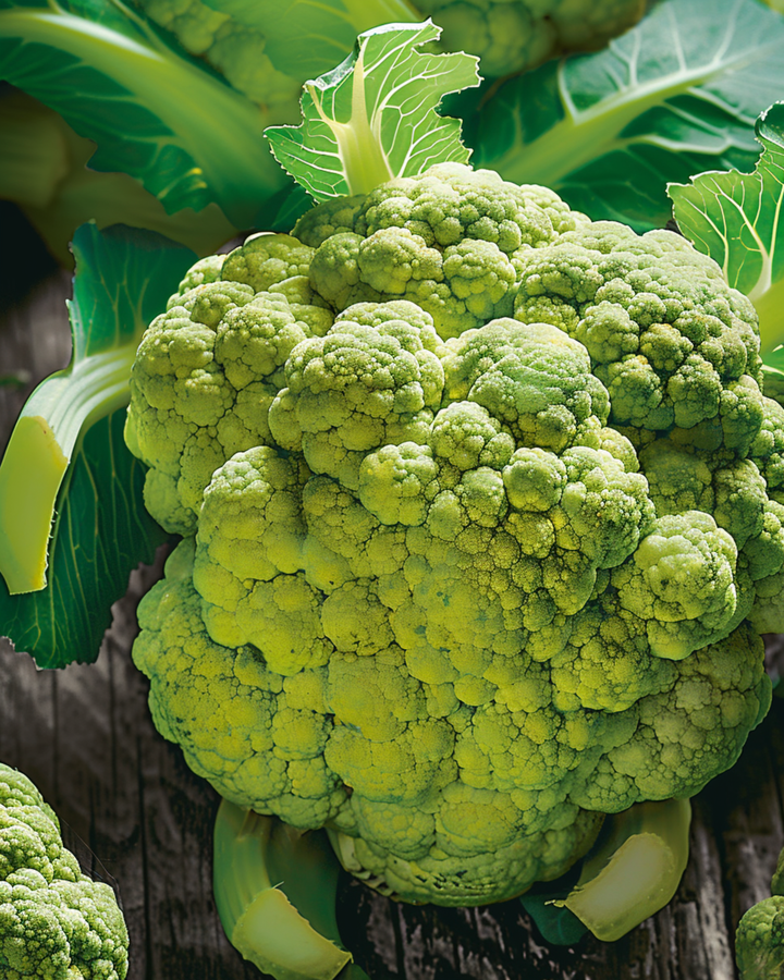 Grön blomkålsfrön Cavolfiore Verde Di Macerata (Brassica oleracea) – grönsak