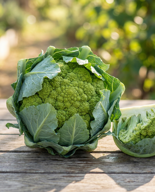 Grön blomkål Cavolfiore Verde Di Macerata (Brassica oleracea) – grönsaksfrön från SeedsChoice
