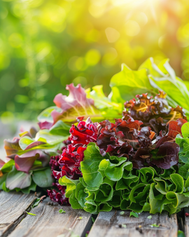 Salladsfrön Lactuca Sativa Skär-och-skörda-igen-mix