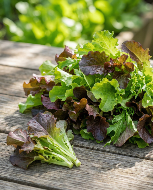 Sallat Cut And Come Again Mix (Lactuca sativa) – grönsaksfrön från SeedsChoice