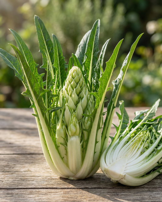 Bladcikoria Puntarelle Brindisina Catalogna (Cichorium intybus) – ettåriga grönsaksfrön från SeedsChoice
