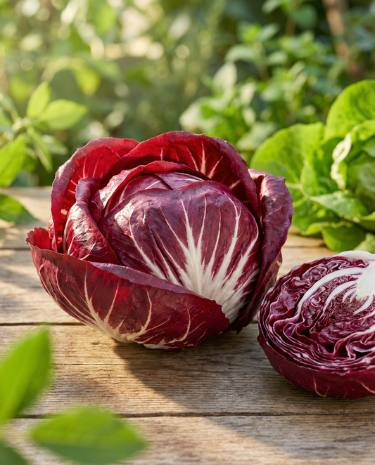Cikorifrön Rossa Di Verona Tardiva (Cichorium intybus) – tvåårig grönsak från SeedsChoice