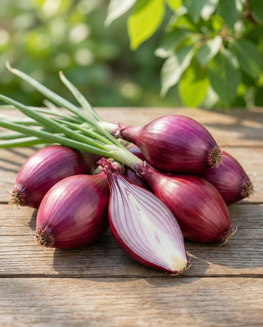Lök Long Red From Florence (Allium cepa) – ettårigt grönsaksfrö från SeedsChoice