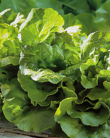 Little Gem sallat kompakta huvuden frön (Lactuca sativa) – grönsak