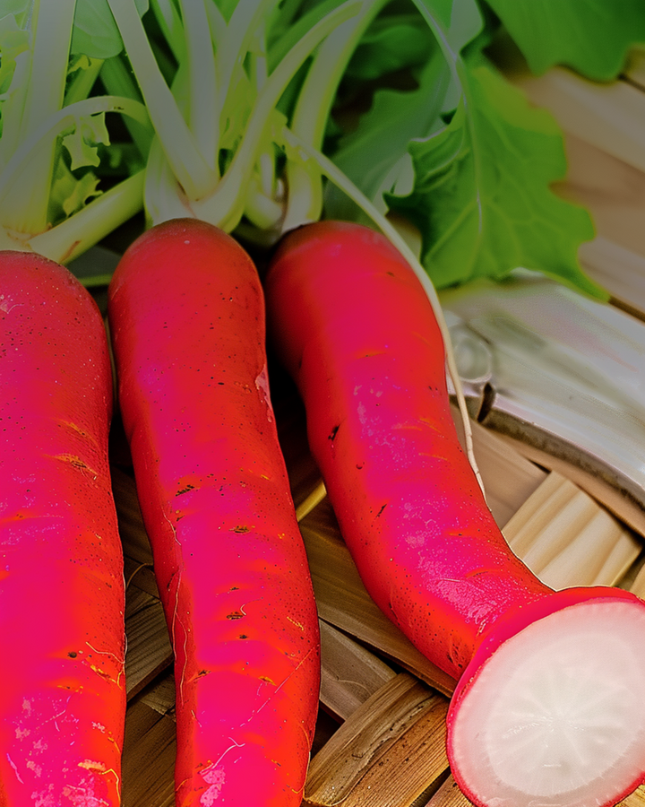 Rädisa Candela Di Fuoco frön (Raphanus sativus) – grönsak