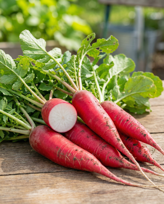 Rädisa Candela Di Fuoco (Raphanus sativus) – grönsaksfrön från SeedsChoice