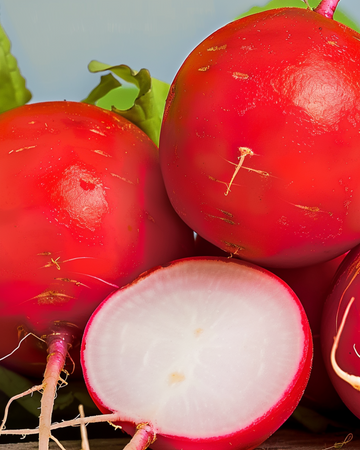 Rädisa Burro Gigante Early Red Round Root frön (Raphanus sativus) – grönsak