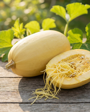 Spagettipumpa (Cucurbita pepo) – ettåriga grönsaksfrön från SeedsChoice