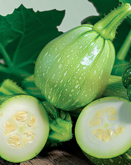 Courgette Tondo Nizza frön Cucurbita pepo ettårig sort