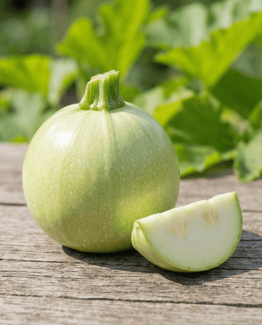 Courgette Tondo Nizza (Cucurbita pepo) – ettåriga grönsaksfrön från SeedsChoice