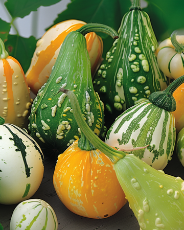Frön till prydnadspumpa Autumn Decor (Cucurbita pepo) – ettårig blandning