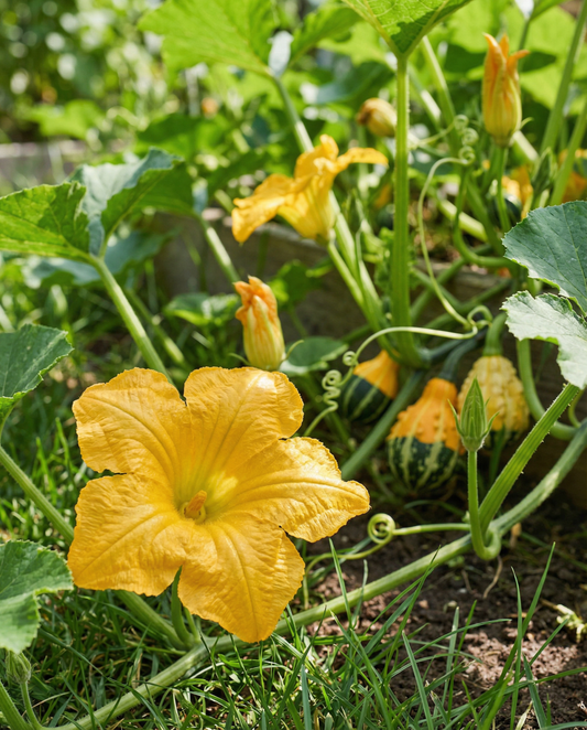 Prydnadspumpa höstdekoration (Cucurbita pepo) – frön i ettårig blandning från SeedsChoice