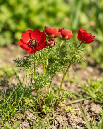 Fasan öga röda blommor (Adonis aestivalis) – frön till ettåriga blommor från SeedsChoice
