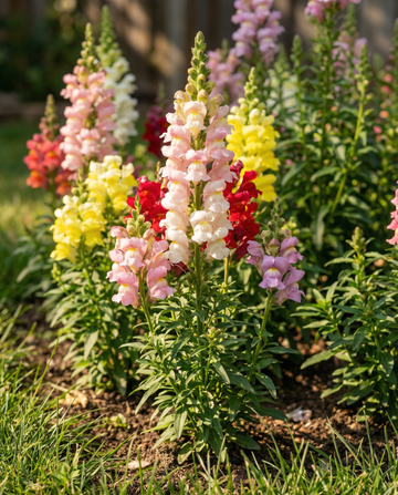 Lejonmynt Tall Mixed (Antirrhinum majus) – ettårig blomsterfrön från SeedsChoice