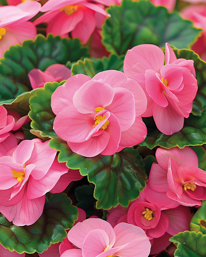Rose Comet F1 Pink-frön (Begonia semperflorens) – ettårig