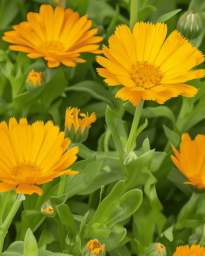 Ringblommafrön (Calendula arvensis) – ettårig blomma