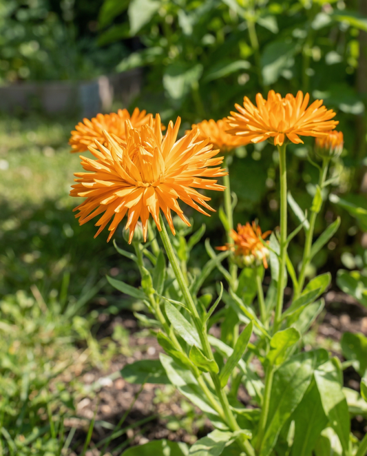 Ringblomma Radio Orange (Calendula officinalis) – frön till ettårig blomma från SeedsChoice