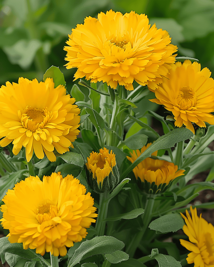 Ringblomma Golden Emperor frön (Calendula officinalis) – ettårig blomma