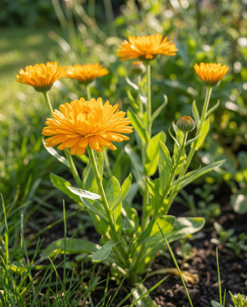Ringblomma Golden Emperor (Calendula officinalis) – frön till ettårig blomma från SeedsChoice