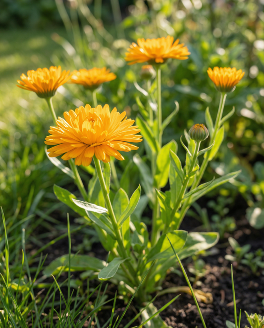 Ringblomma Golden Emperor (Calendula officinalis) – frön till ettårig blomma från SeedsChoice