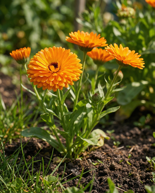 Ringblomma Orange King (Calendula officinalis) – frön till ettårig blomma från SeedsChoice