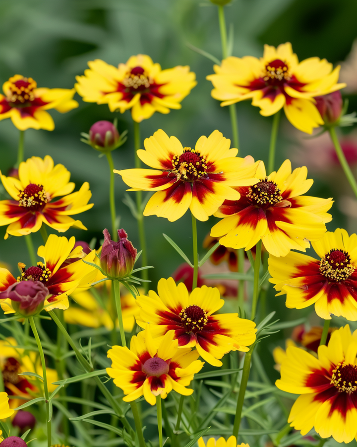 Golden Tickseed frön (Coreopsis tinctoria) – ettårig blandning