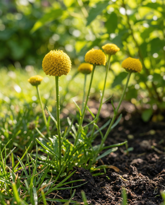Ananasblomster (Cephalophora aromatica) – frön till ettåriga blommor från SeedsChoice