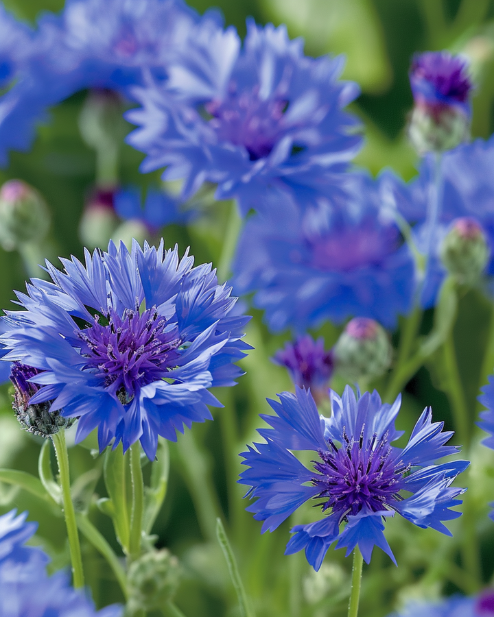 Blåklint Blue Ball frön (Centaurea cyanus) – ettårig blomma
