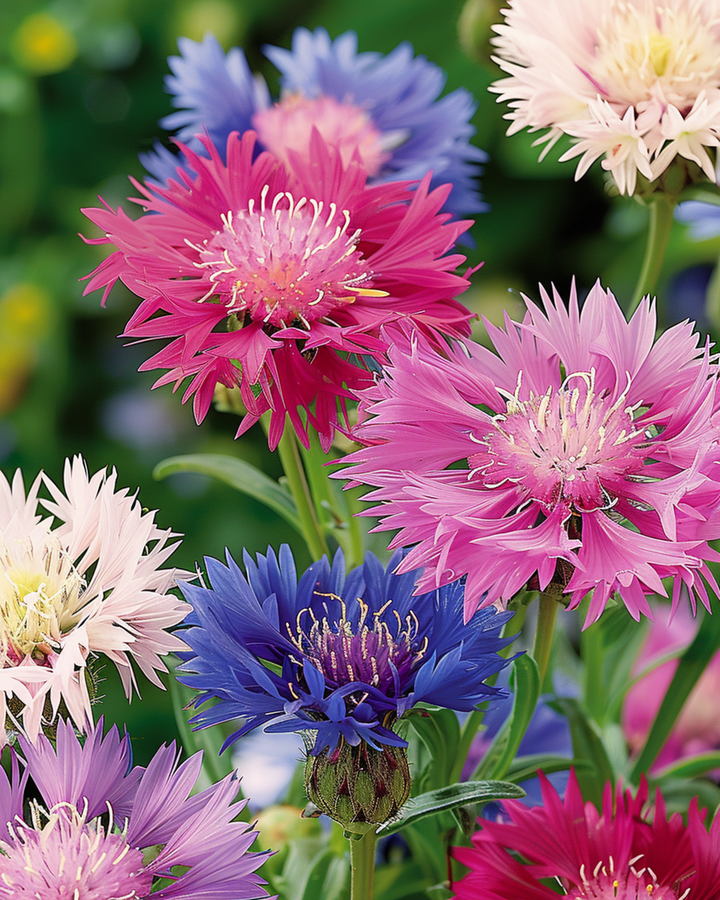 Frön av sultansblomster i blandade färger (Centaurea moschata) – ettårig blandning