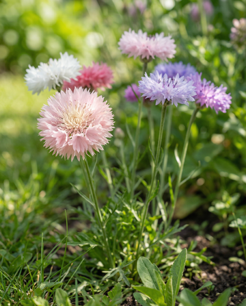 Sultansblomster i blandade färger (Centaurea moschata) – frön till ettårig blandning från SeedsChoice
