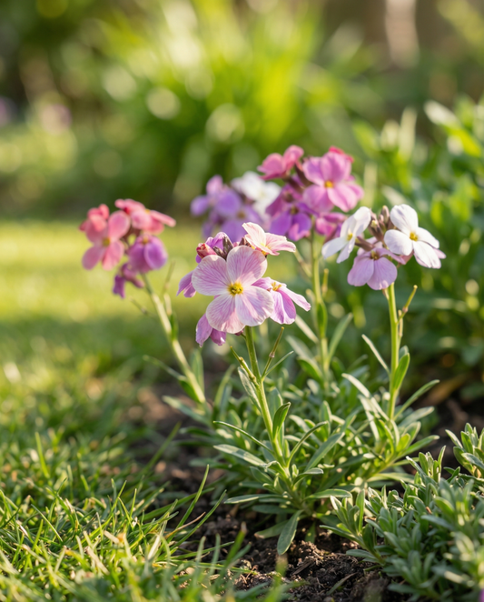 Virginsk stockblomma Mixed (Cheiranthus maritimus) – frön för ettårig blomma från SeedsChoice