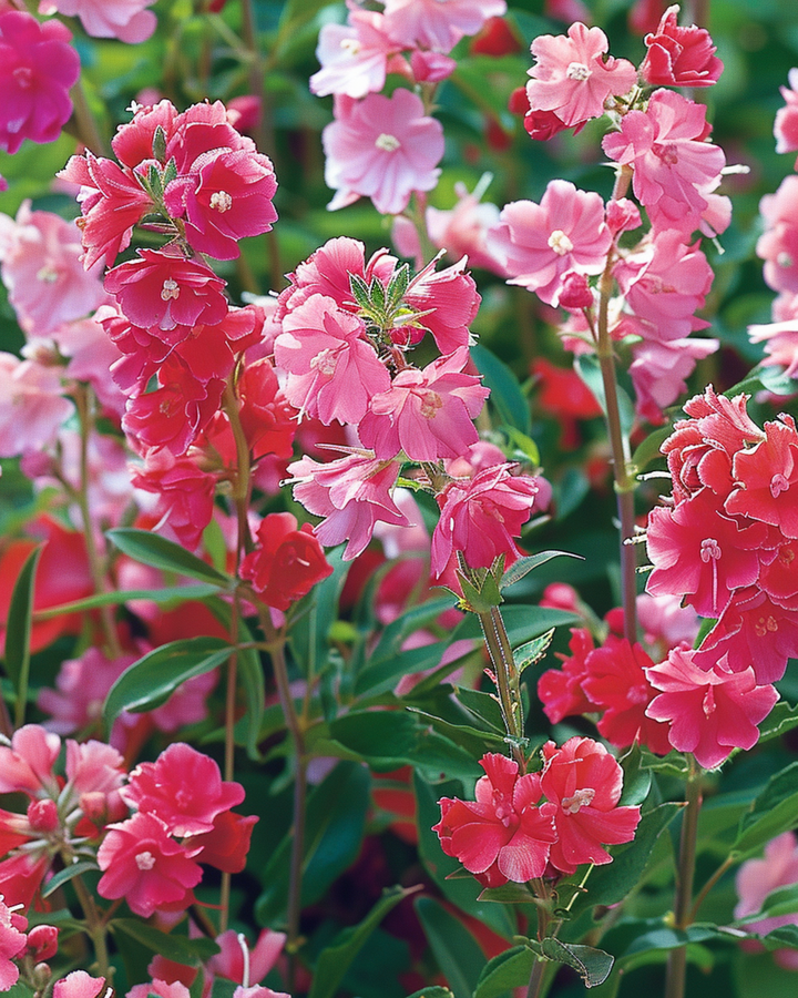 Double Flowered Mixed frön (Clarkia unguiculata) – ettårig blomma