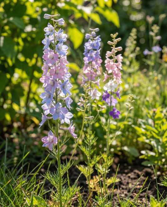Riddarsporre Imperial Mixed (Delphinium consolida) – ettårig blandning frön från SeedsChoice