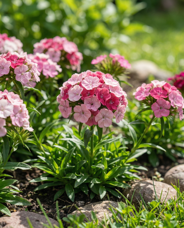 Borstnejlika Wee Willie Mixed (Dianthus barbatus) – ettårig blandning frön från SeedsChoice