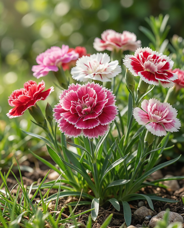 Indian Pinks Double Mix (Dianthus chinensis) – ettåriga blomsterfrön från SeedsChoice