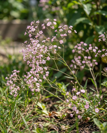 Baby's Breath Pink (Gypsophila elegans) – ettåriga blomsterfrön från SeedsChoice