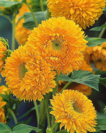 Solrosfrön Sungold Double Flowered Tall (Helianthus annuus) – ettårig blomma