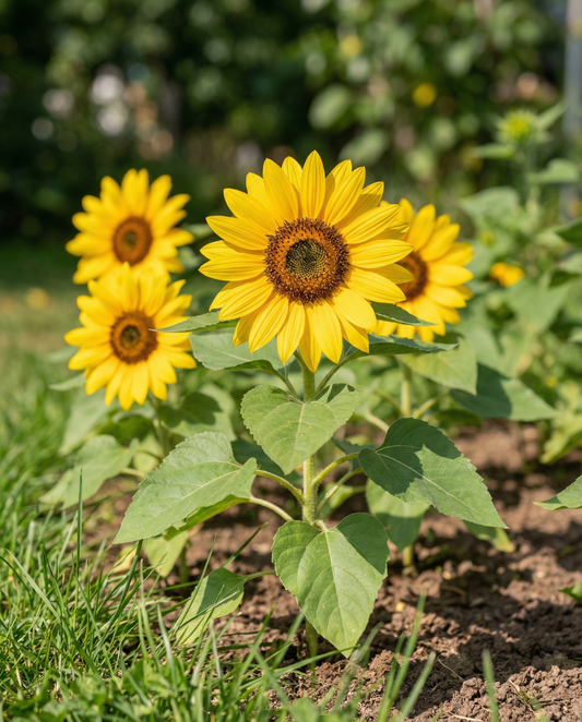 Solros Pacino (Helianthus annuus) – ettåriga blomsterfrön från SeedsChoice