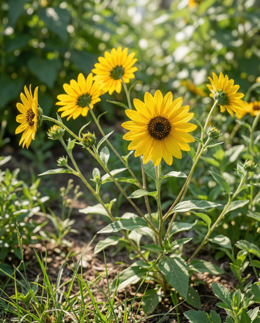 Solros Stella (Helianthus debilis) – ettåriga blomsterfrön från SeedsChoice