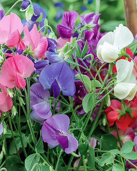Luktärt Royal Family Mixed klätterväxtfrön Lathyrus odoratus ettårig