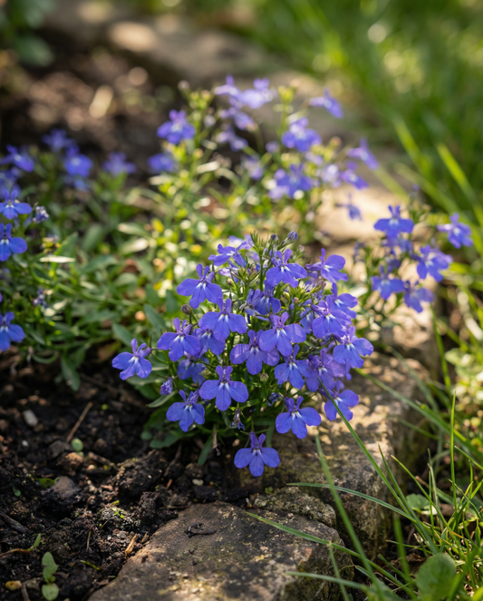 Trailing Sapphire (Lobelia erinus) – ettåriga frön från SeedsChoice