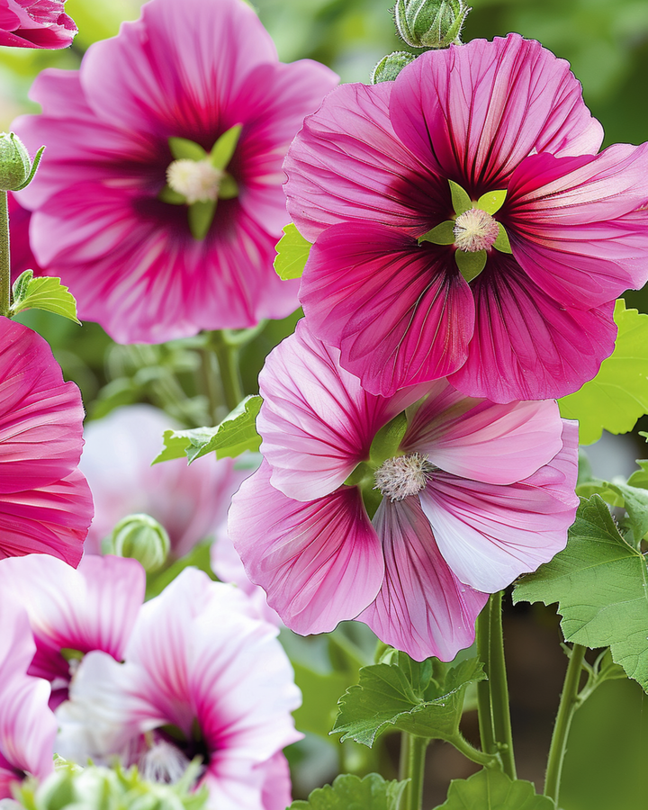 Mixed Grandiflora Funnel Mallow-frön (Malope trifida) – ettårigt mix