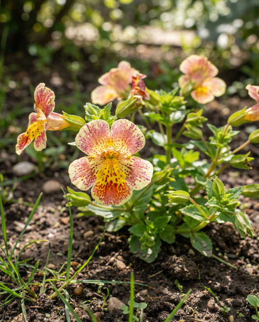 Monkey Queen's Prize (Mimulus hybrida) – ettåriga blomsterfrön från SeedsChoice