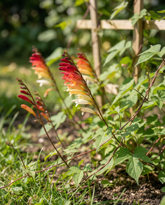 Spansk flagga (Ipomoea lobata) – frön till ettårig klängväxt från SeedsChoice