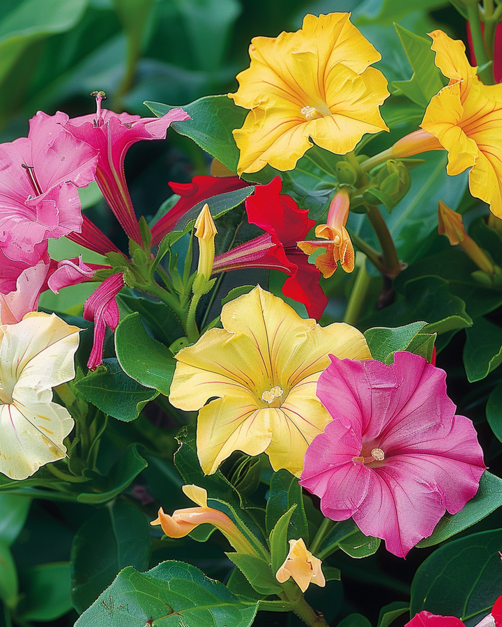 Underbarablomman blandad frön (Mirabilis jalapa) – ettårig blomma