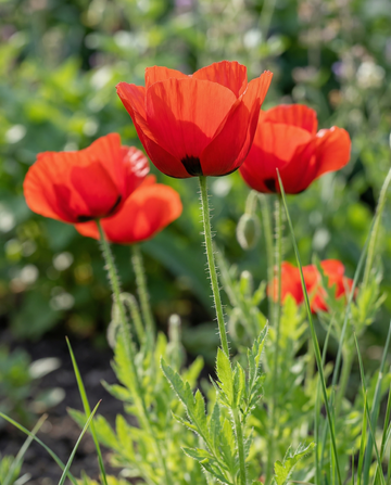 Tulpanvallmo (Papaver glaucum) – ettåriga blomsterfrön från SeedsChoice