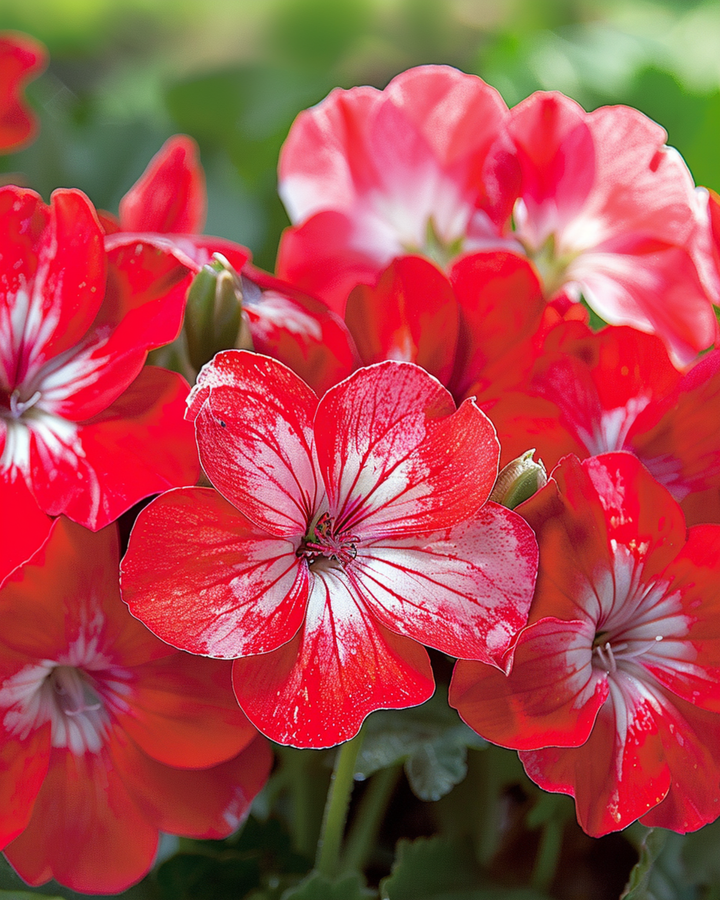 Geranium Bright Eyes F1 frön (Pelargonium zonale) – ettårig